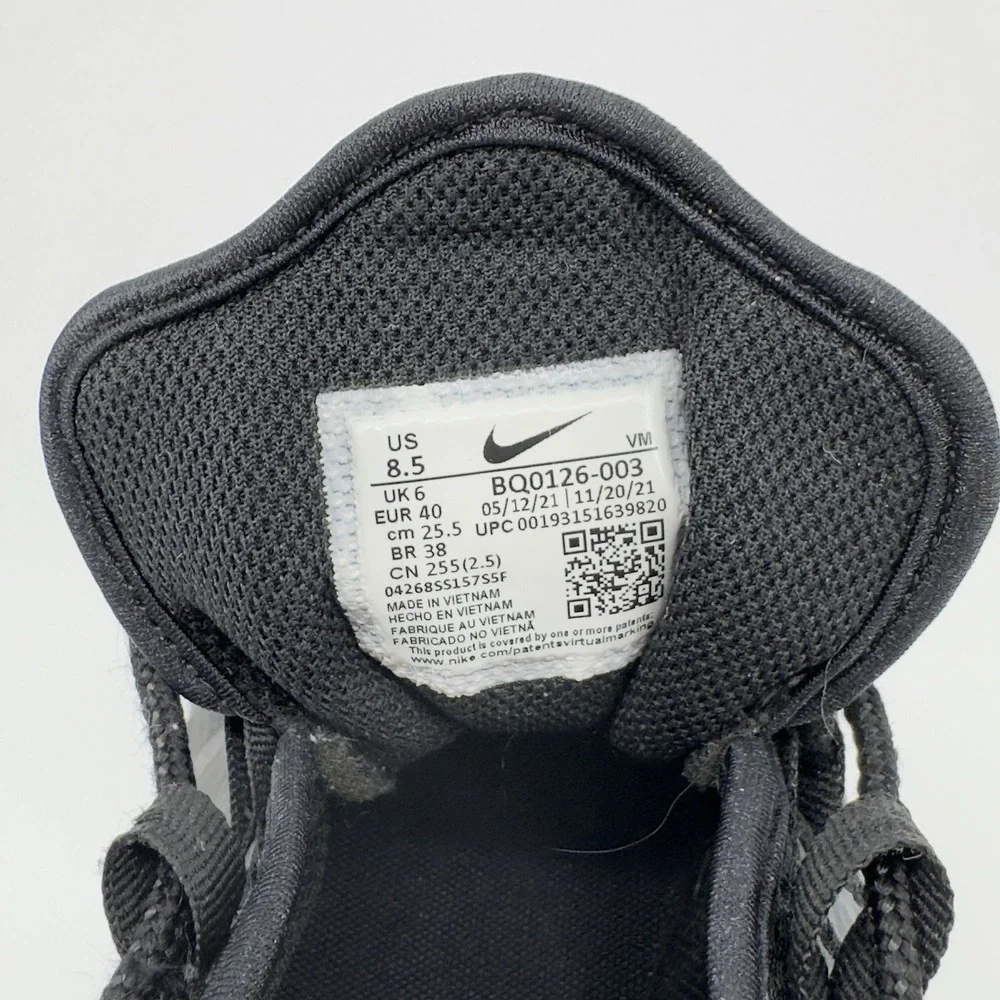 Nike Air Max Axis Premium Black White Running Shoes Women's 8.5 BQ0126-003 Sport